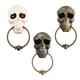 thumbnail image 4 of Bewildely Timbre de calavera de Halloween, interesante adorno de casa embrujada, diseño de escena DIY, decoración de terror, adornos para puerta, Kits de decoración para fiestas Dorado Bewildely HA068191-02B, 4 of 6