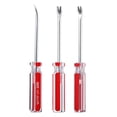 thumbnail image 1 of 3 Pcs Extracteurs d'Ongles Tack Lifter 3mm V/U Tip Agrafe Rivet Tack Extracteur Outil Tournevis, 1 of 6