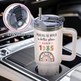 thumbnail image 6 of 40th Birthday Gifts Women, 1985 Tumbler for 40 Year Old Women, Gift for Womens Turning 40, Since 1985, 40 Oz Tumbler with Handle Lid and Straw, 6 of 6