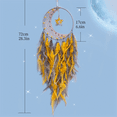 thumbnail image 3 of Dream Catcher for Bedroom, Dream Catcher with Star Pendant, Dream Catcher for Wall Hanging Craft Gifts Ye, 3 of 6