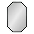 thumbnail image 3 of Kate and Laurel Laverty Modern Oblong Octagon Framed Wall Mirror, 24 x 36, Black, Geometric Wall Decor, 3 of 8