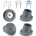 thumbnail image 1 of EcoNesxp Inch Slope Rubber Head Non-Slip Shower Stool Tub Transfer Stool Suction Cup Feet 1/8 Pack Shower Chair Replacement Feet Tub and Shower Safety Seat and Transfer Stool, 1 of 5