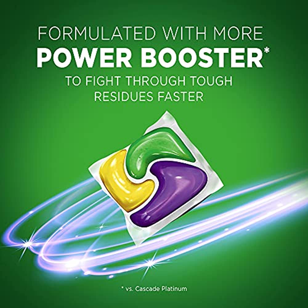 Cascade Platinum Dishwasher Pods, Actionpacs Dishwasher Detergent