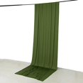 thumbnail image 6 of BalsaCircle 5x14 feet Olive Green 4-Way Stretch Spandex Divider Backdrop Curtain Home Decorations, 6 of 7