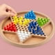 thumbnail image 4 of Juego de mesa de damas chinas de madera con clavijas de colores para niños y fiestas. Estilo1, 4 of 9