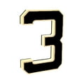 thumbnail image 2 of Kumdkd Solar Powered LED Address Numbers, Waterproof Illuminated House Numbers Sign with Time & Temperature Display, Large Modern Outdoor Address Plaque for Mailbox, IP65, Black/White, 2 of 2