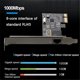 thumbnail image 4 of Tarjeta de red PCIE a RJ45 10/100/1000Mbps Convertidor PCI Express RJ45 Adaptador LAN Ethernet Gigabit P Negro, 4 of 5