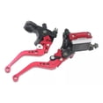 thumbnail image 4 of Manijas Ajustables Universales Para Moto Clutch Y Freno Rojo, 4 of 6