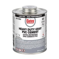 Oatey Gray Cement For PVC 32 oz