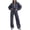 Dark Gray, variant on Gamivast 2 Piece Activewear Sets for Women Cropped Zip up Jacket High Waisted Pants Set Tracksuit Fall Winter Athletic Lounge Outfits Activewear