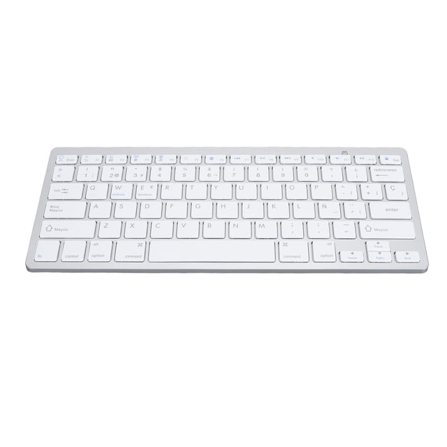 Teclado Inalámbrico de Idioma, Teclado de Idioma Bilingüe Alemán Francés Español Italiano Inglés, Universal para PC Portátil para ios para Para