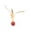 Orange, variant on Cat Bouncy Ball Toy Sports Themed Soft Rubber Interactive Kitten Play Ball with Fluffy Feather Tail for Indoor Cat Exercise Boredom Relief