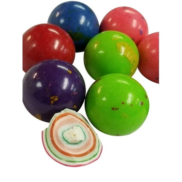 Naturejam 1 inch Jawbreakers Candy Assorted Colors - Rainbow Flavor 2 Pounds-Pressed Dextrose Candy Center