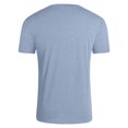 thumbnail image 4 of Men's Henley Shirt Short Sleeve Cotton Casual T-Shirt With Chest Pocket Contrast Button Placket Regular Fit Summer Tops for Daily Wear,M, 4 of 5
