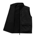 thumbnail image 4 of LOVZFMLL Jackets for Men's Thin Workwear Solid Color Stand Collar Sleeveless Jacket Tank, 4 of 6