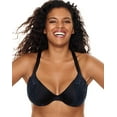 thumbnail image 2 of Women's Plus Size Embellished Lace Plunge Bra, Style MJ1204, 2 of 2