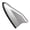 Silver, variant on Easy Install, Adhesive Fish Fin Cover for Car Roof and Aerial Replacement
