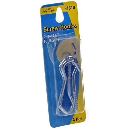 Symmerty Screw Hooks 2-9/16