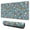 Pioneer Flower Floral, variant on Long Mouse Pads for Desk,Pioneer Flower Floral Print Pattern Desk Mats on Top Of Desks, Desk Mouse Pad Extra Large with 3mm Non-Slip Base and Stitched Edge for Gaming,Office,Work,Home 31.5"x11.8"