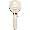 Hy-Ko 11010NA12 Key Blank, 2.1 in L x 0.87 in W, Brass, Nickel Plated