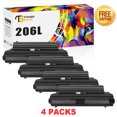 thumbnail image 2 of Toner Bank 4-Pack Compatible Toner for Samsung MLT-D206L 206L SCX-5935FN 5935NX (Black), 2 of 8