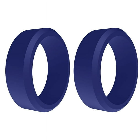 8mm Popular Men Women Silicone Cool Rings Silicone Wedding Ring Environmental Outdoor Sports RingX2 10