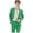 Green, variant on Boys Suit 2 Piece Linen Suit Slim Fit Suit Tuxedo Wedding Summer Beach Blazer Pants Suit Set