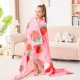 thumbnail image 4 of Manta Wajade 127x152 cm Suave Peluche Rosa Fresa, 4 of 9