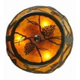 thumbnail image 3 of Meyda Tiffany 142266 Whispering Pines 3 Light 11" Wide Semi-Flush Ceiling Fixture - Bronze, 3 of 7