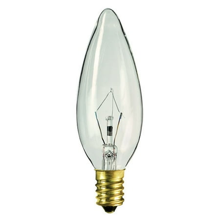 

Pack of 3 Transparent Clear Off-White Chandelier CFL Light Bulb 4.31