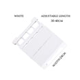 thumbnail image 2 of Estante organizador de almacenamiento ajustable para debajo del fregadero de la cocina y el baño Blanco 30-40cm, 2 of 9