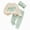 Light Green, variant on Caqnni 12-18 Months Girls Clothes Crew Neck Long Sleeve Tops and Pants Set Fall Outfits 5-13 Years 0 6 12 18 24 Months 2T 3T 4T 2 PC Playwear Set A282-Light Green
