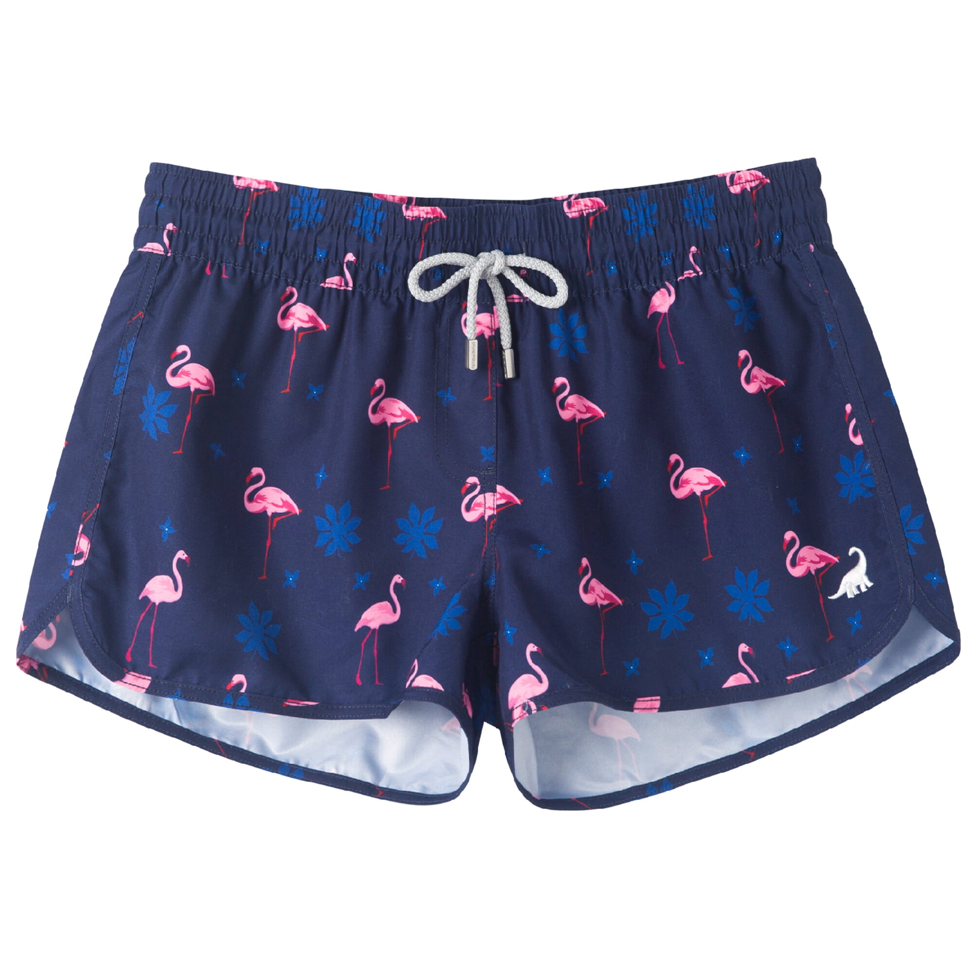 SURF CUZ Women's Swim Short Quick Dry Drawstring Swimsuit Bottoms Beach Board Shorts for Women