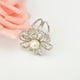 thumbnail image 5 of Qarigey Bufanda Anillo Chal Clip Oro Plata Bufandas Broche Galvanoplastia Aleación Broche Titular Heronsbill Estilo Joyería Pañuelo Ropa, zapatos y accesorios Miscelánea plata, 5 of 6