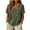 Army Green, variant on Boho Shirts Aztec Tops Ethnic Embroidered Tops for Women Short Sleeve Boho Shirts V Neck Tunic Peasant Clothes Mint Green S