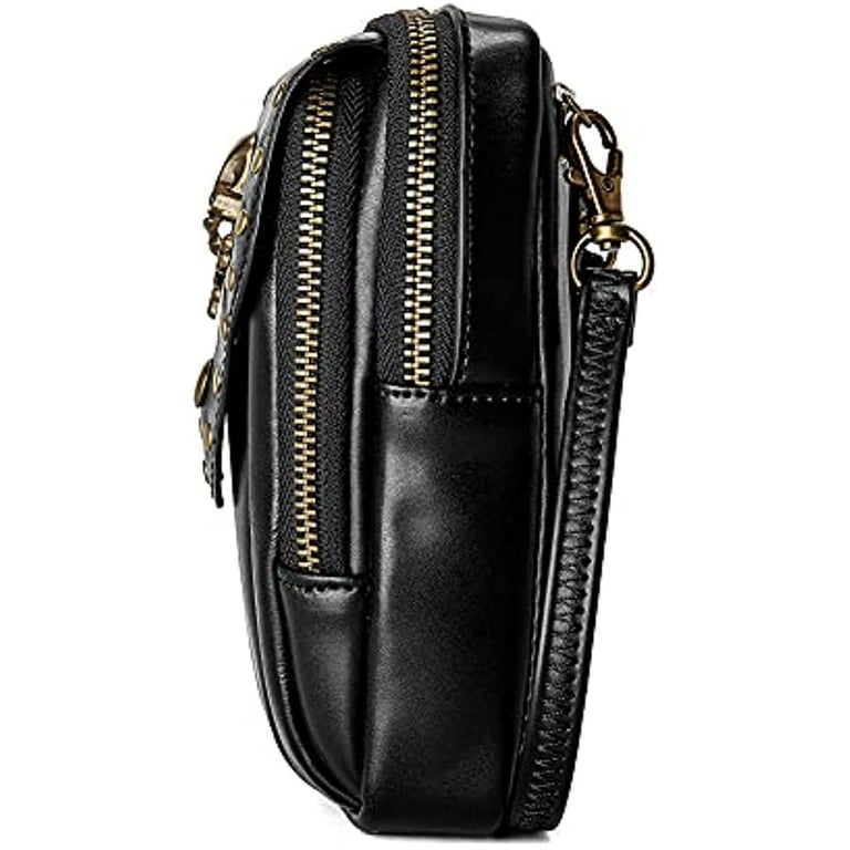 Studded Skull Messenger Bag for Women, Vegan Punk Chain Bag Gothic Purse  Shoulder Crossbody Rivet Handbag