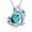 Light Blue, variant on Heart Crystal Urn Necklace for Ashes for Women Men Stainless Steel Cremation Jewelry Memorial Pendant for Loved One