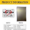 thumbnail image 2 of My Aim Is To Keep This Bathroom Clean Metal Tin Sign for Home Door Office Vintage Funny Bathroom Sign Wall Bath and Restroom Sign 8X12 Inches, 2 of 4