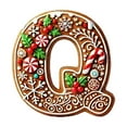 thumbnail image 2 of 26 Letters Christmas Tree Pendant,26 Gingerbread Alphabet Ornaments for Christmas Tree,Personalized Candy Initial Letter Pendant with Berries,Mini Monogram Hanging Decorations for Party Gifts, 2 of 9