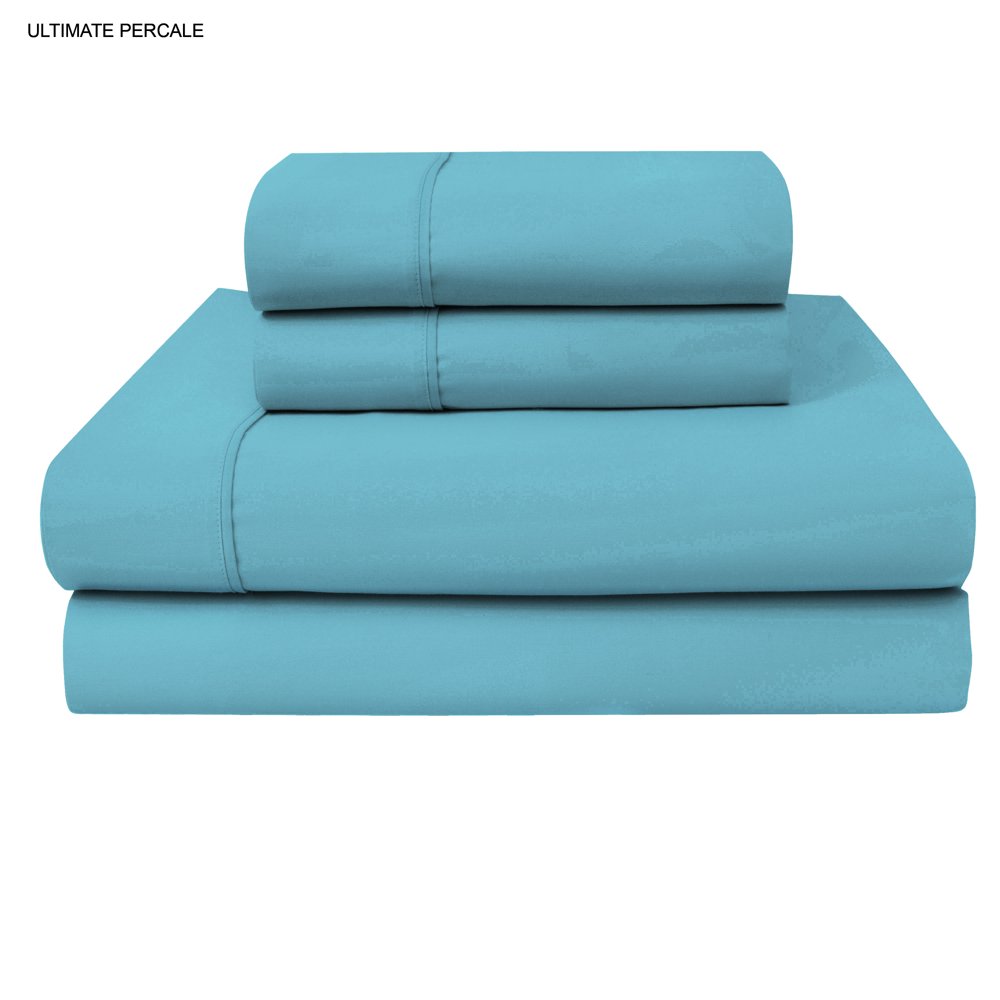 Ultimate Percale 400 Thread Count 100 Cotton Sheet Set,3 Piece Set