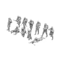 thumbnail image 1 of 11 figuras en miniatura, figuras en miniatura, accesorios para casas de muñecas sin pintar, mini 24 cm, 1 of 9