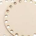 thumbnail image 7 of MLINS Wooden Crochet Basket Base for DIY Crafts Beige Round Storage Weaving Kit 7.5 Inches, 7 of 7
