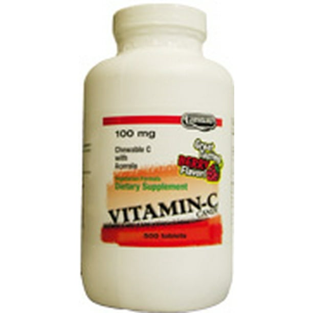 Landau Kosher Vitamin C Candy 100 Mg Chewable Berry Flavor 100