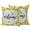 Green Yellow Gray, variant on Lemon Farmhouse Outdoor Pillow Covers 16x16 Set of 2,Waterproof Patio Throw Pillowcase Protectors,Summer Fruit Botanical Beige Burlap Decorative Pillow Shams Cushion Covers for Seat Bed Couch Sofa