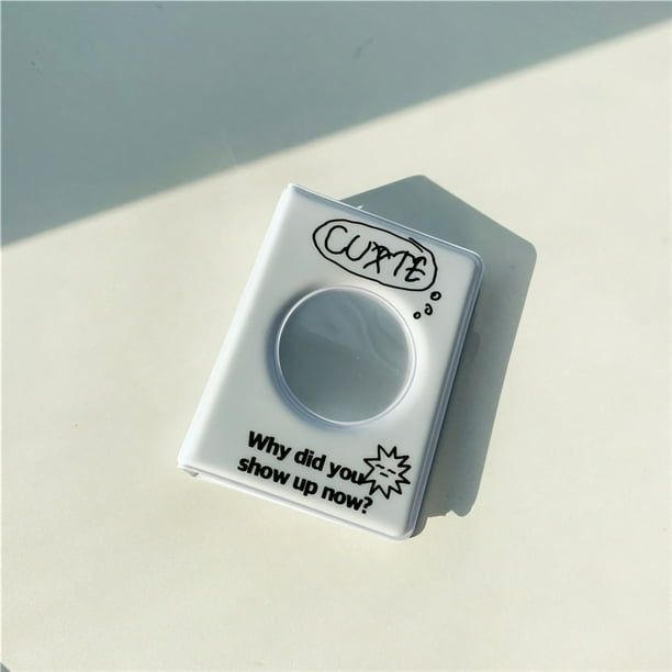 3in 3in Mini Photo Album with 40 Card Slots PP Waterproof Ins Picture Album Credit Card Holder