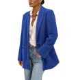 thumbnail image 1 of Blazer PRETTYGARDEN de Pana Manga Larga Azul XL, 1 of 8