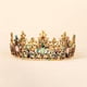 thumbnail image 2 of Vintage Barroco Nupcial Tiara Corona Novia Cristal Reina Rey Corona Boda Accesorios De Joyería Para El Cabello Mujeres Desfile Tocado De Graduación Methold AP004859-00, 2 of 7