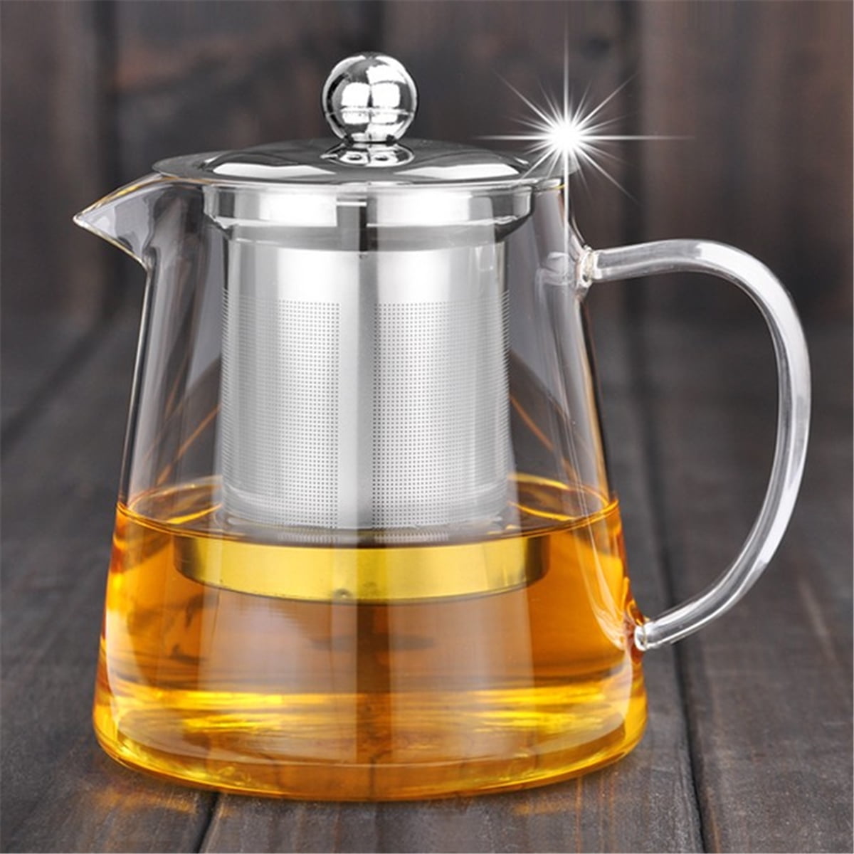 750/950ml Clear Glass Teapot Stainless Infuser & Lid Steeping Tea Flower Tea Pot Walmart Canada
