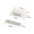 thumbnail image 3 of XIPYYKM Cabinet Catch Closures Door Locks Magnets Shutter for Kitchen Closet Cupboard Closer 10Pcs Clearance Furniture Protection, 3 of 6