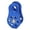 Blue, variant on Cheers.US Climbing Pulley Rescue Pulley Single Sheave Aluminum Fixed Eye Rock Rope Pulley Outdoor Rock Climbing Fixed Side Plate Hauling Gear Tool